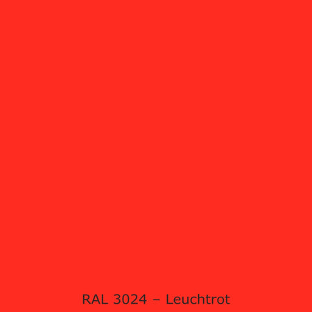 Spritzschutz Küche Einfarbig #FF2D21 RAL 3024 – Leuchtrot