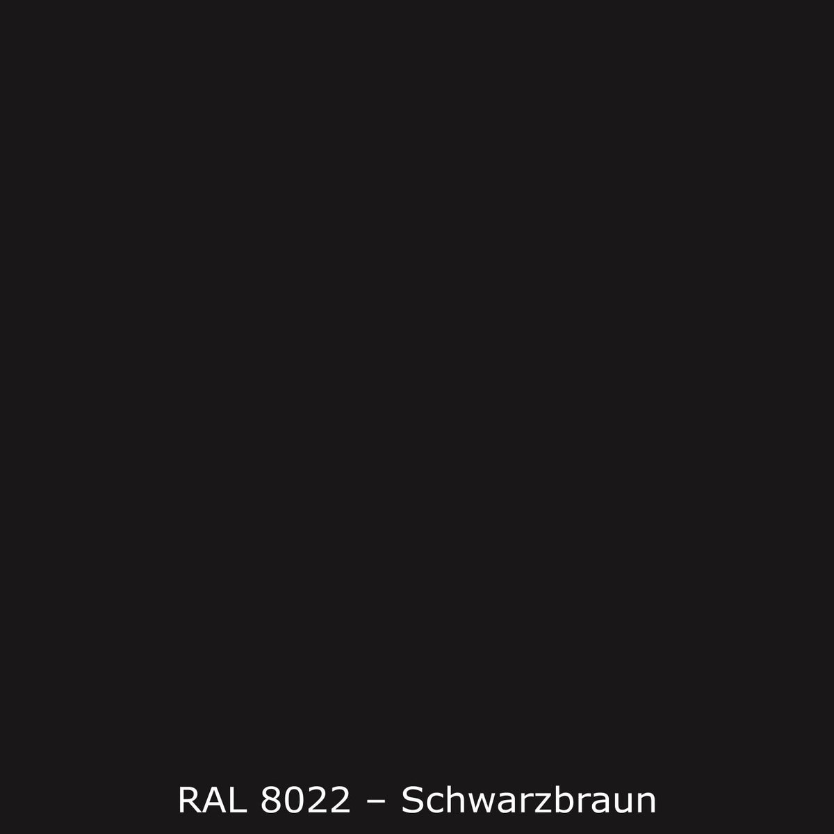 Spritzschutz Küche Einfarbig RAL 8022 Schwarzbraun