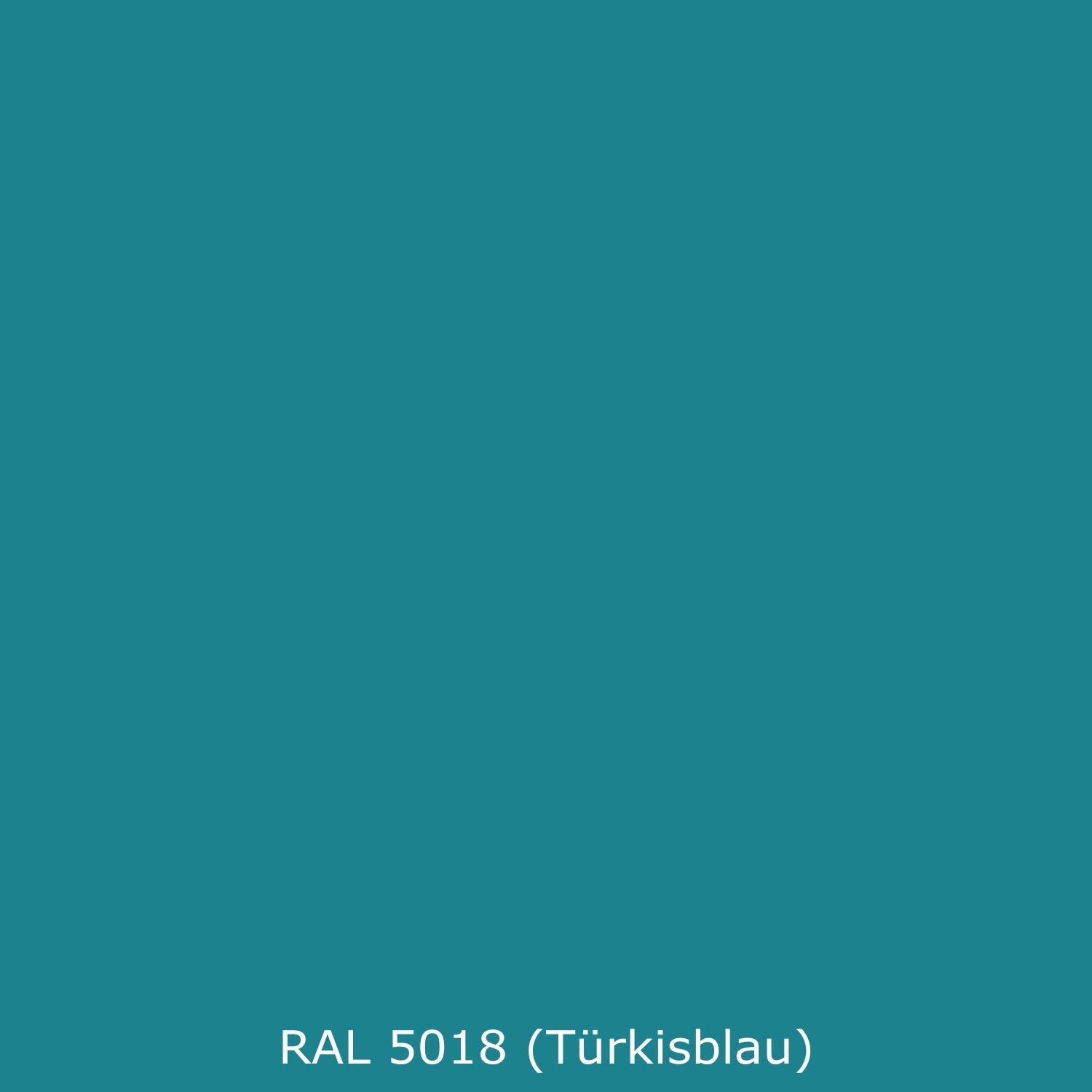 Spritzschutz Küche Einfarbig RAL 5018 Türkisblau