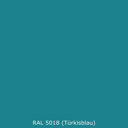 Spritzschutz Küche Einfarbig RAL 5018 Türkisblau