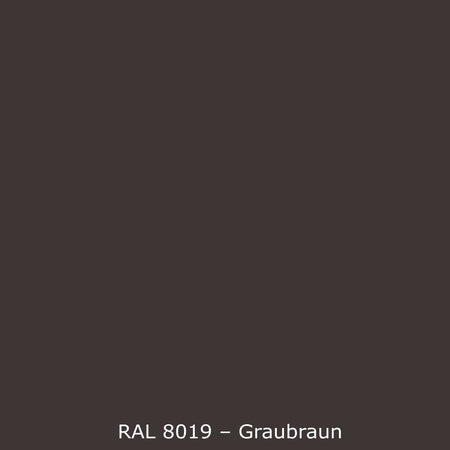 Spritzschutz Küche Einfarbig RAL 8019 Graubraun