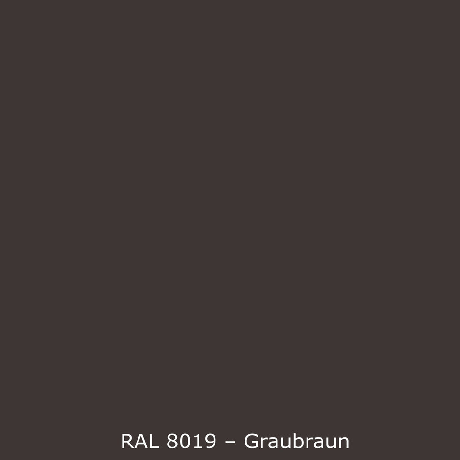 Spritzschutz Küche Einfarbig RAL 8019 Graubraun