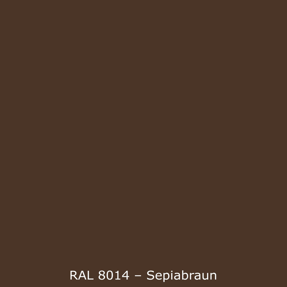 Spritzschutz Küche Einfarbig RAL 8014 Sepiabraun