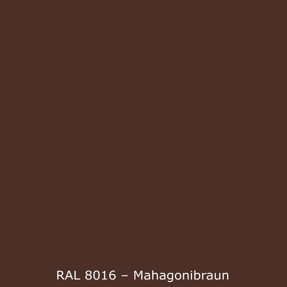 Spritzschutz Küche Einfarbig RAL 8016 Mahagonibraun