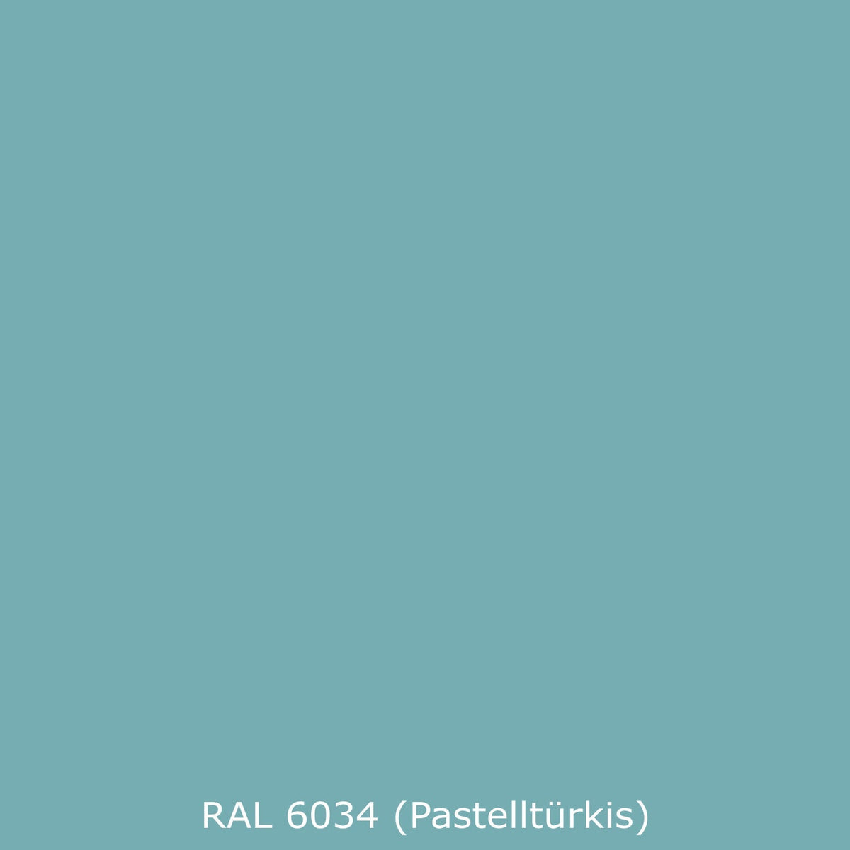 Spritzschutz Küche Einfarbig RAL 6034 Pastelltürkis