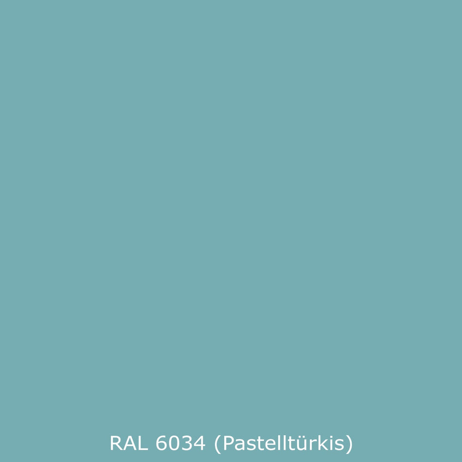 Spritzschutz Küche Einfarbig RAL 6034 Pastelltürkis