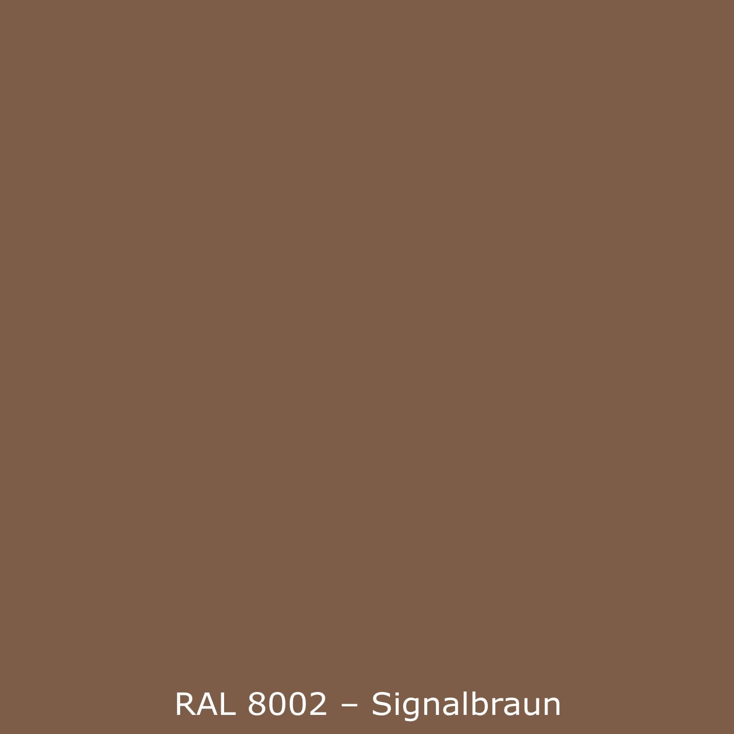 Spritzschutz Küche Einfarbig RAL 8002 Signalbraun