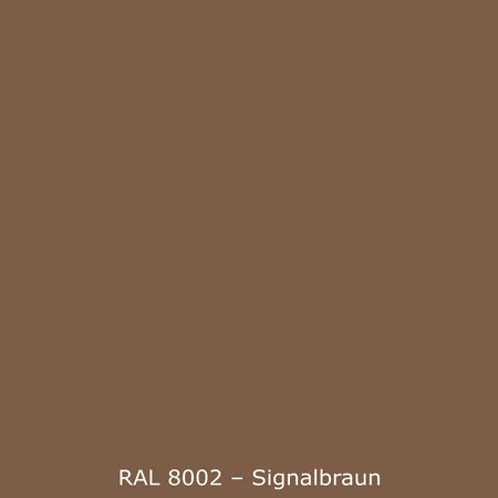 Spritzschutz Küche Einfarbig RAL 8002 Signalbraun