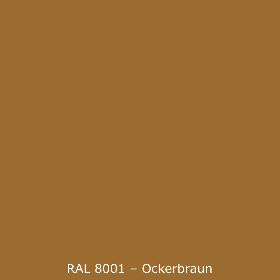Spritzschutz Küche Einfarbig RAL 8001 Ockerbraun