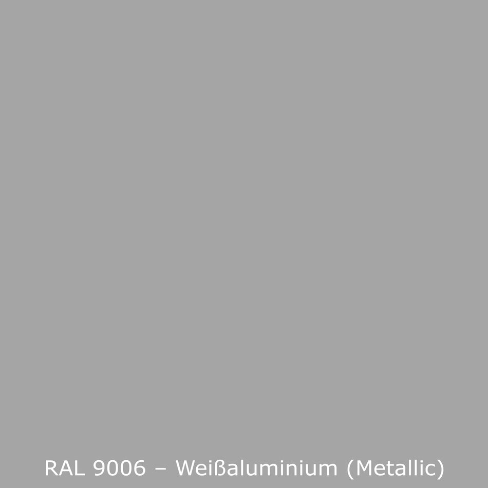 Spritzschutz Küche Einfarbig RAL 9006 Weißaluminium