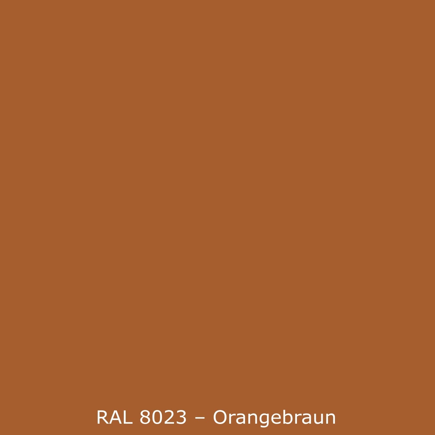 Spritzschutz Küche Einfarbig RAL 8023 Orangbraun