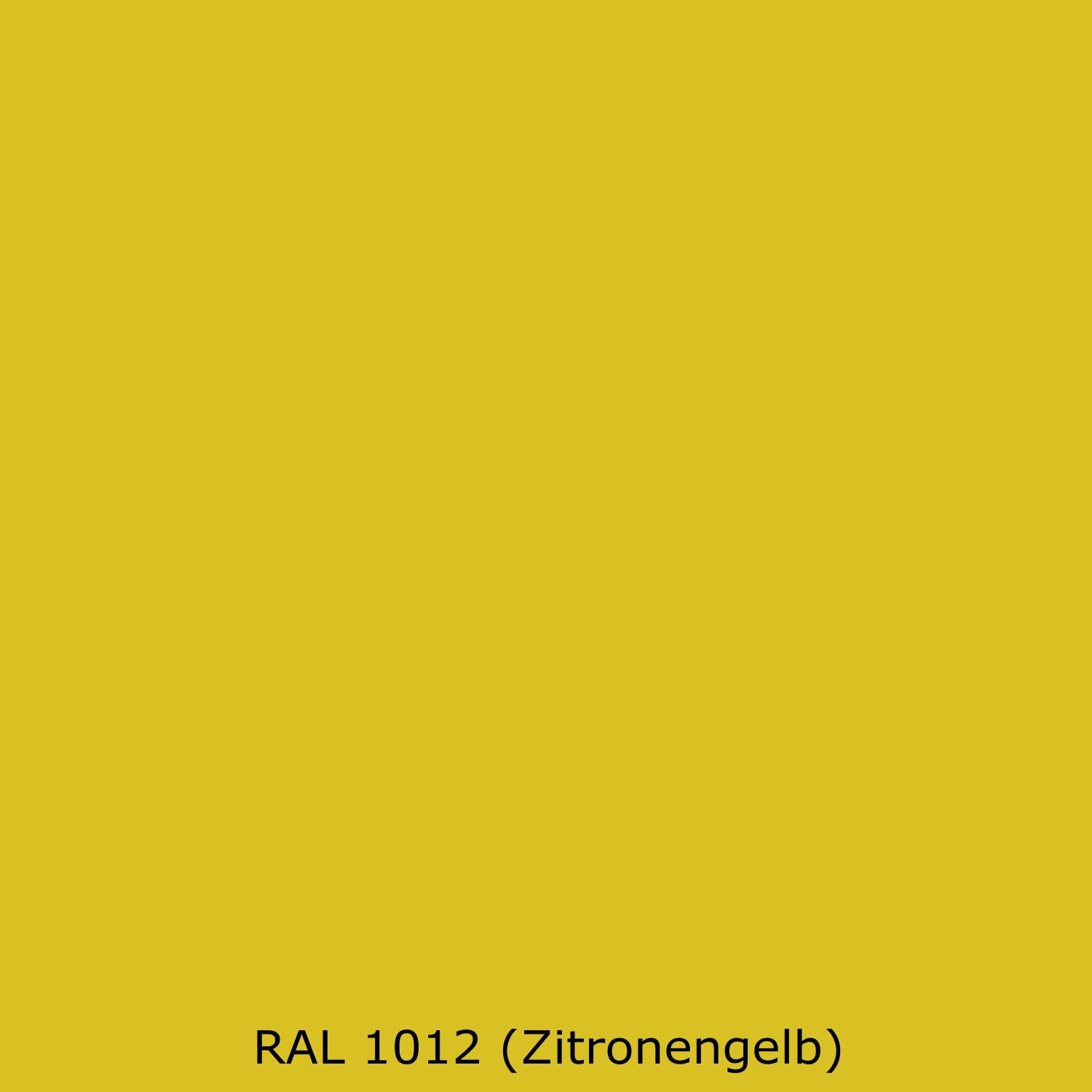 Spritzschutz Küche Einfarbig RAL 1012 Zitronengelb
