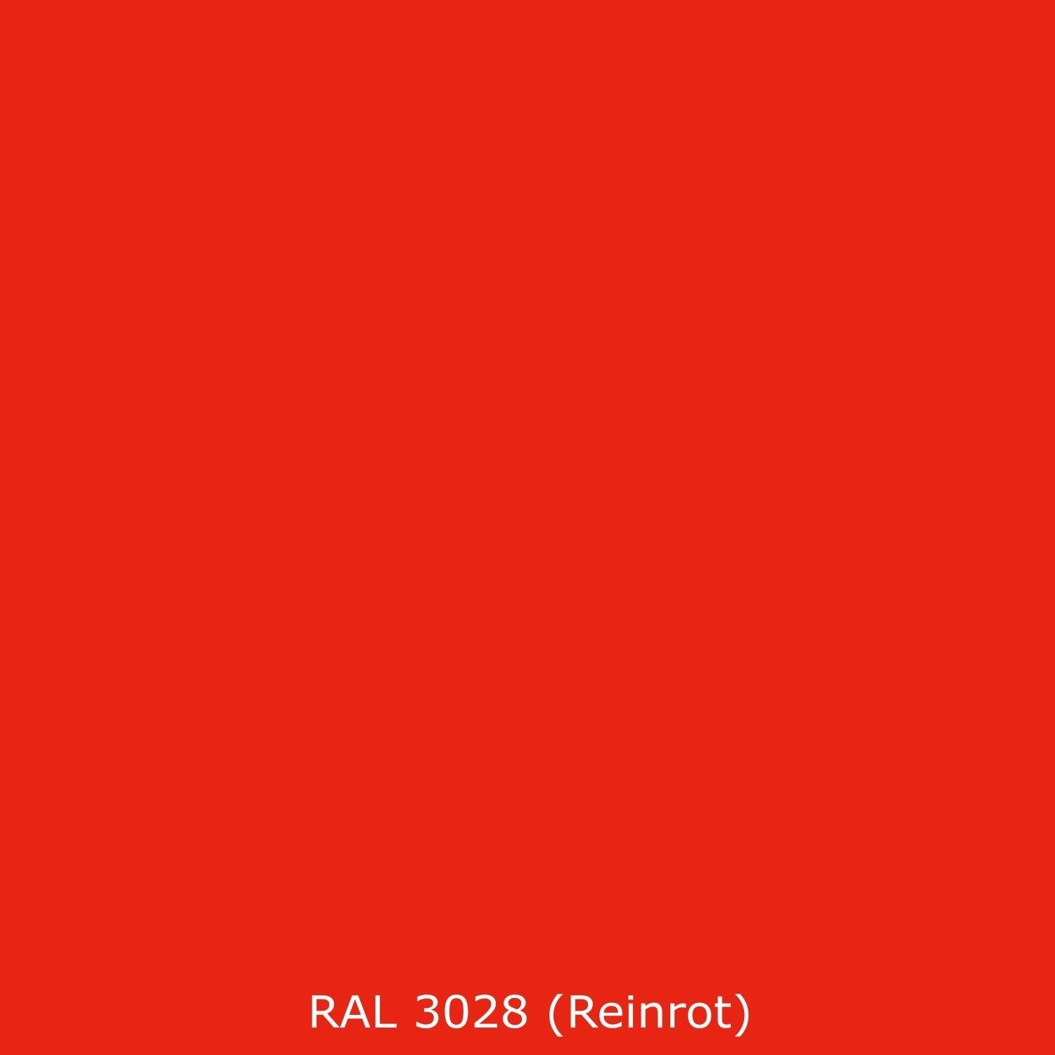 Spritzschutz Küche Einfarbig RAL 3028 Reinrot