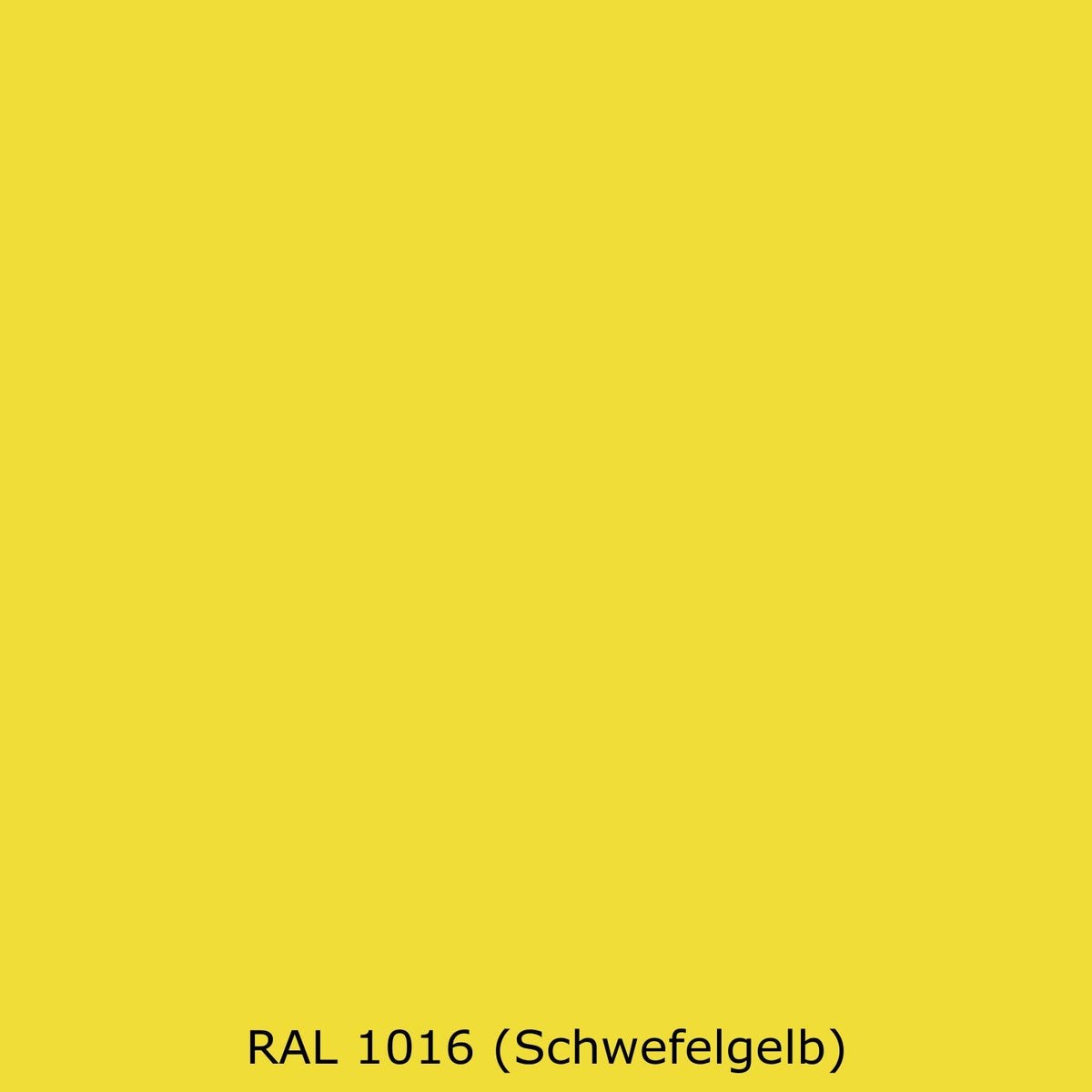Spritzschutz Küche Einfarbig RAL 1016 Schwefelgelb