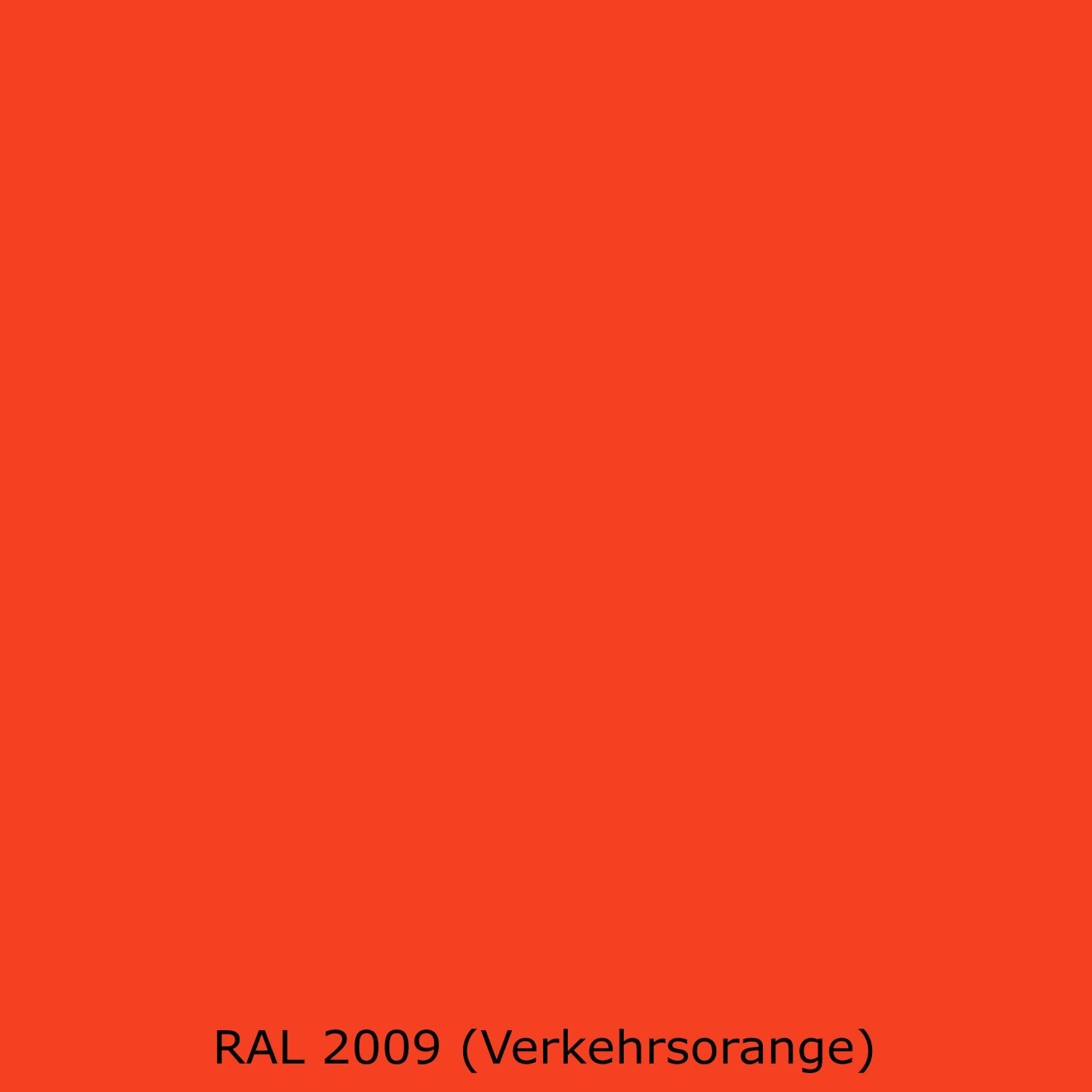 Spritzschutz Küche Einfarbig RAL 2009 Verkehrsorange