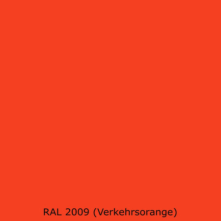 Spritzschutz Küche Einfarbig RAL 2009 Verkehrsorange
