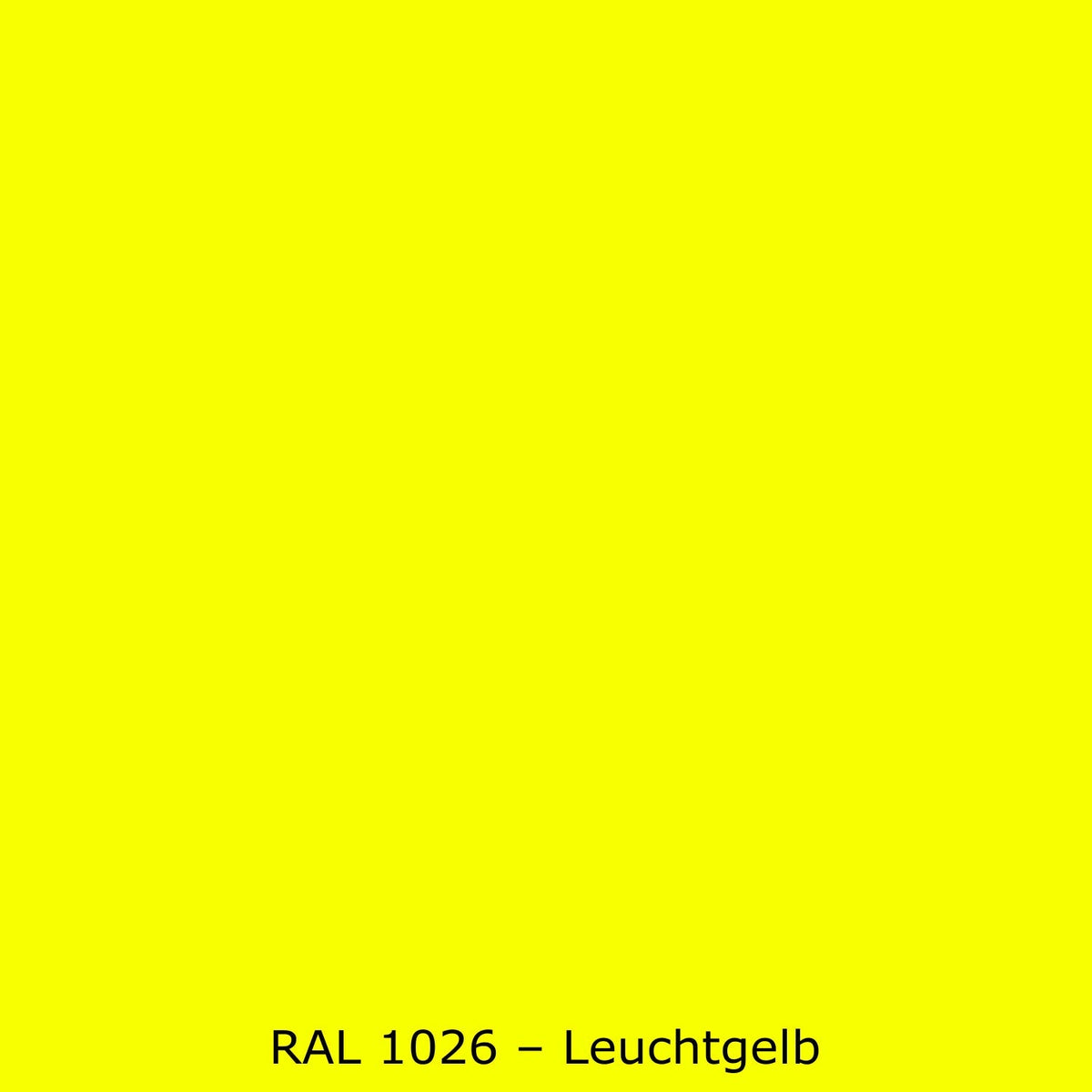 Spritzschutz Küche Einfarbig RAL 1026 Leuchtgelb