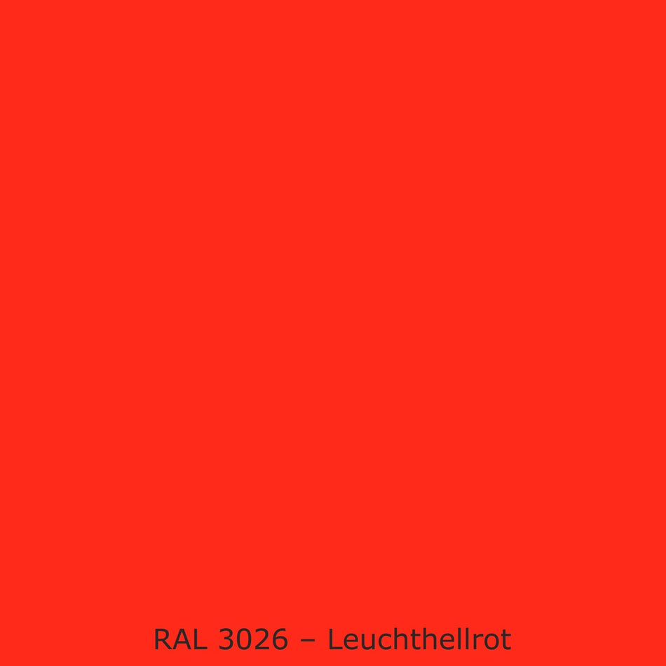 Spritzschutz Küche Einfarbig RAL 3026 Leuchthellrot