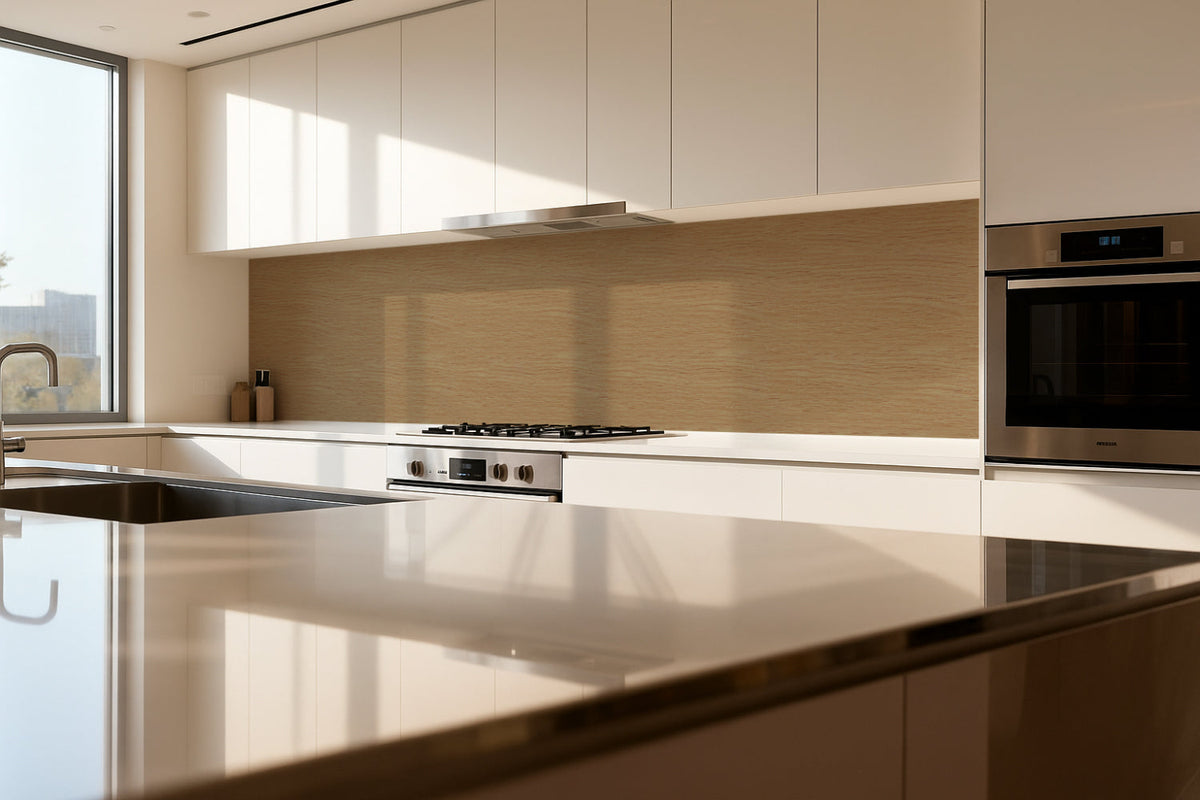 Spritzschutz Küche Holzoptik