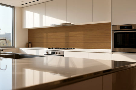 Spritzschutz Küche Holzoptik