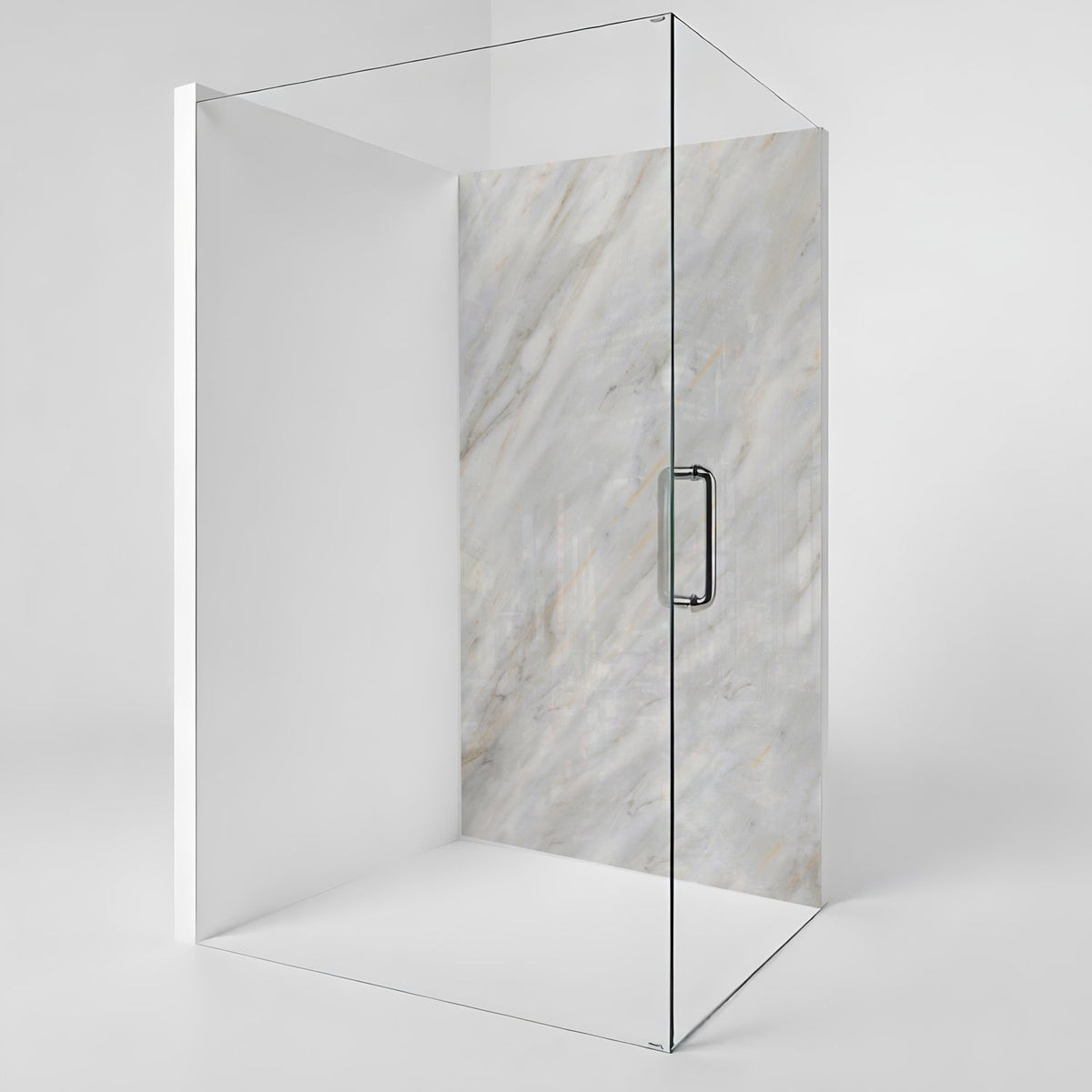 Duschrückwand Marmoroptik