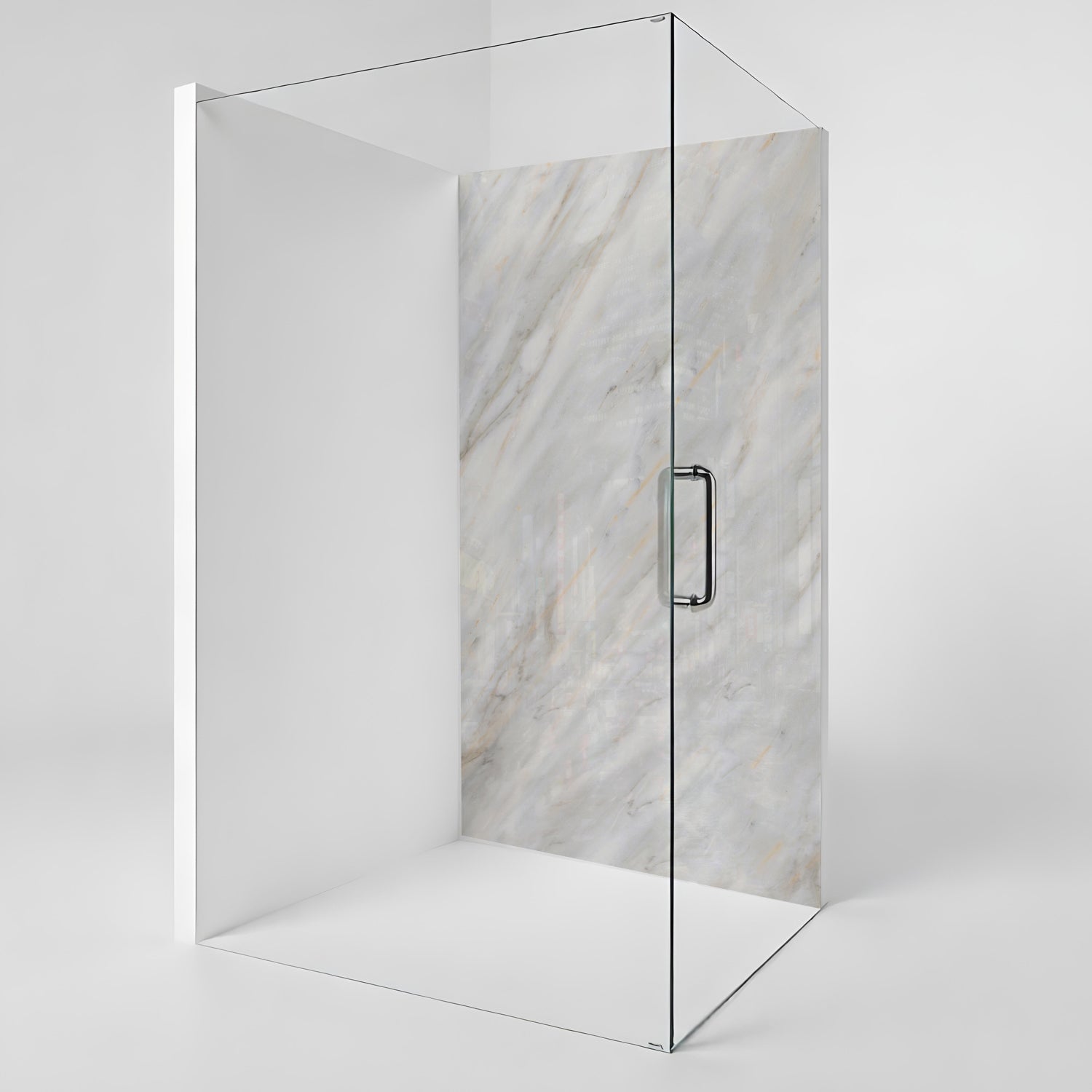 Duschrückwand Marmoroptik