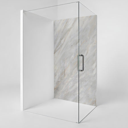 Duschrückwand Marmoroptik