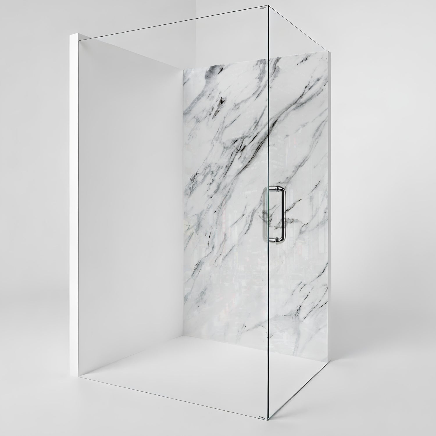 Duschrückwand Marmoroptik