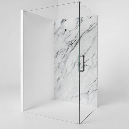 Duschrückwand Marmoroptik