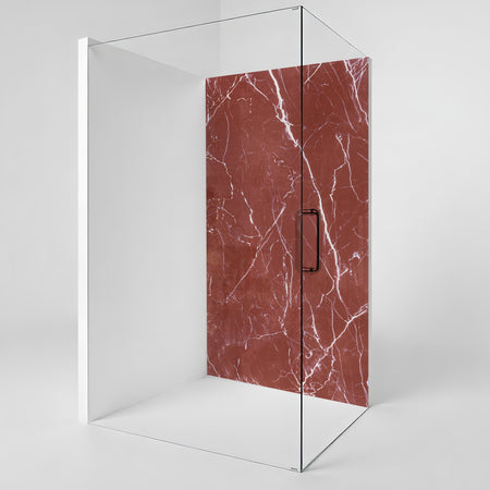 Duschrückwand Marmoroptik