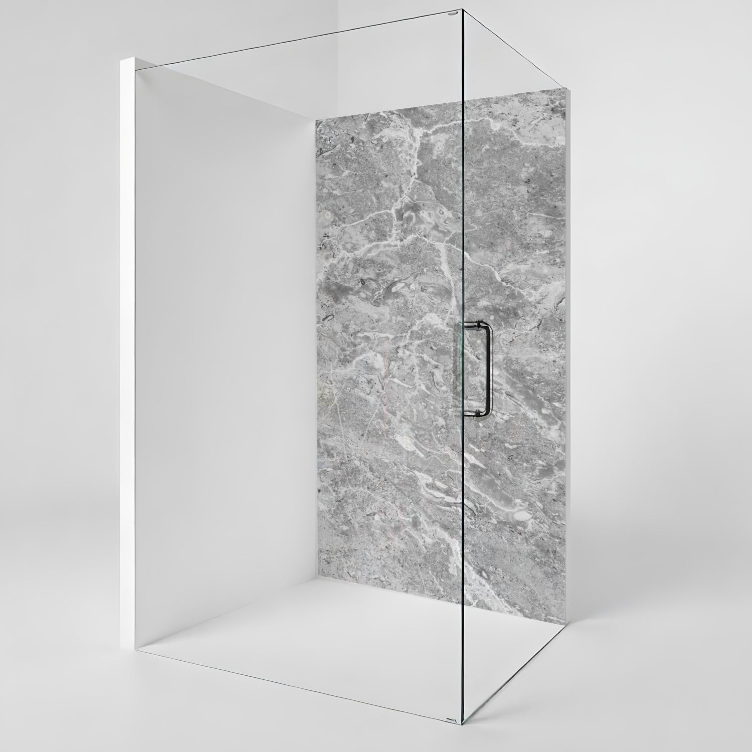 Duschrückwand Marmoroptik