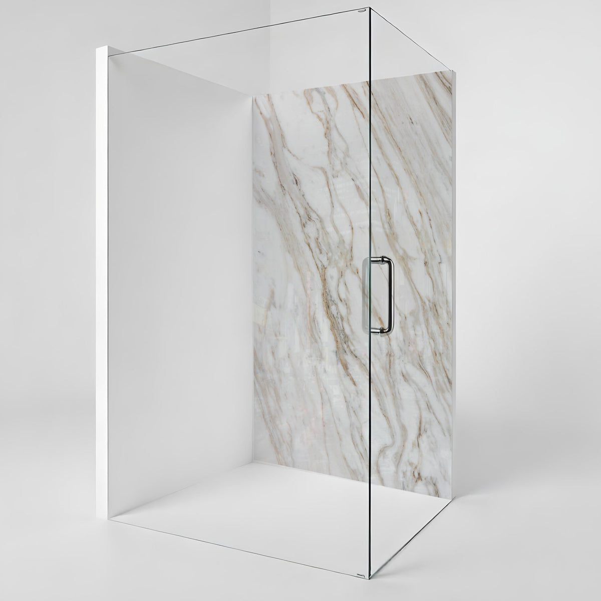 Duschrückwand Marmoroptik
