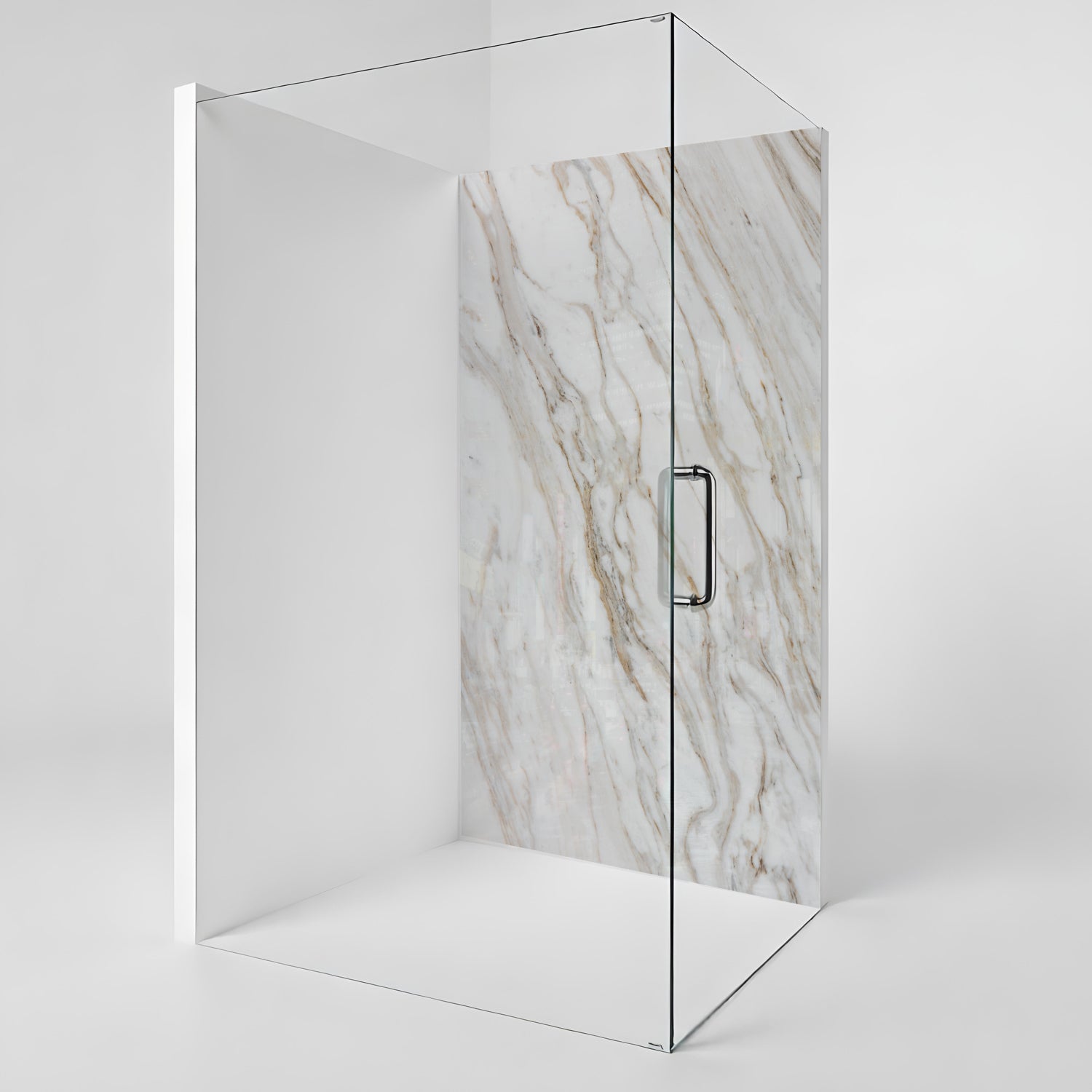 Duschrückwand Marmoroptik