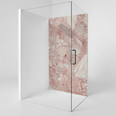 Duschrückwand Marmoroptik