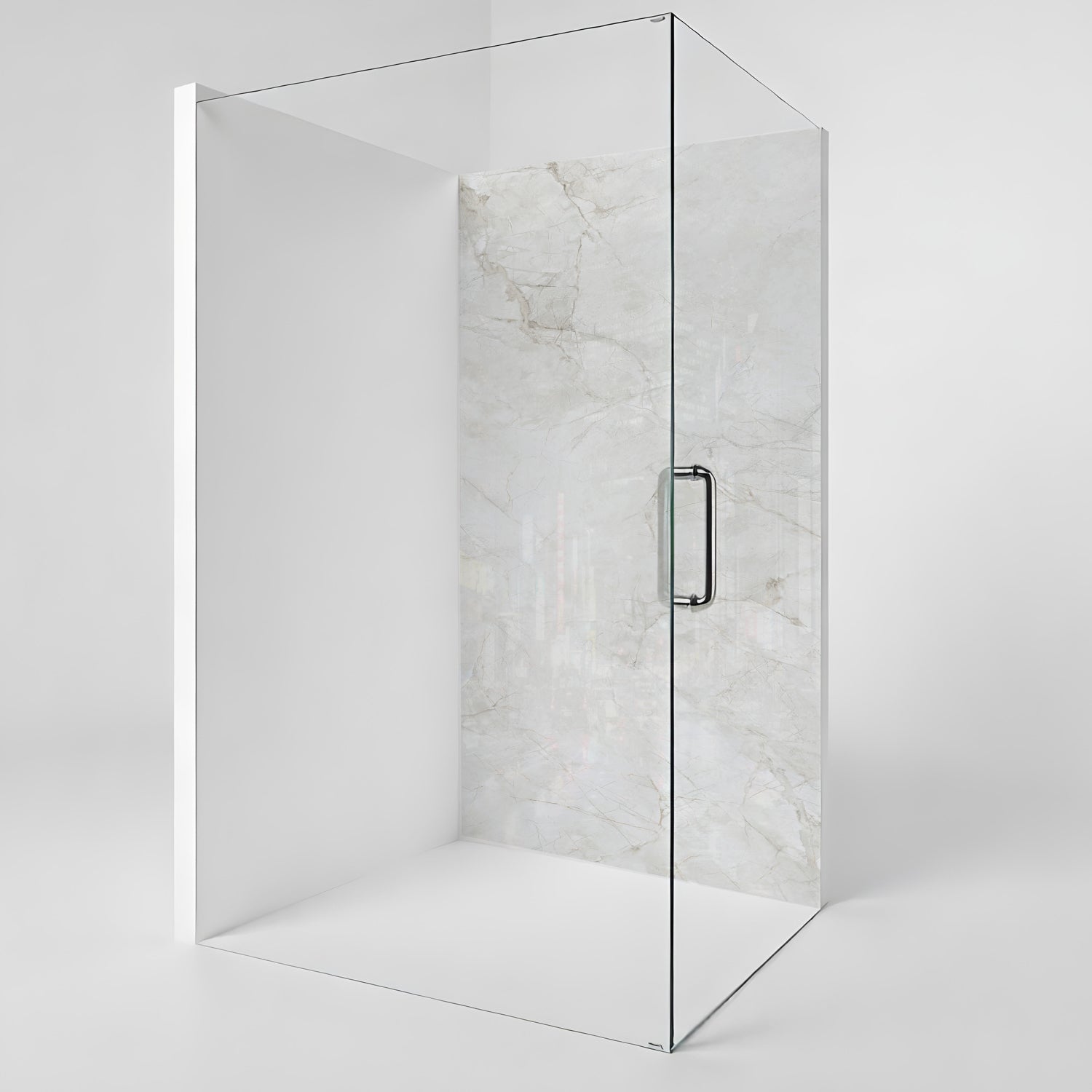 Duschrückwand Marmoroptik