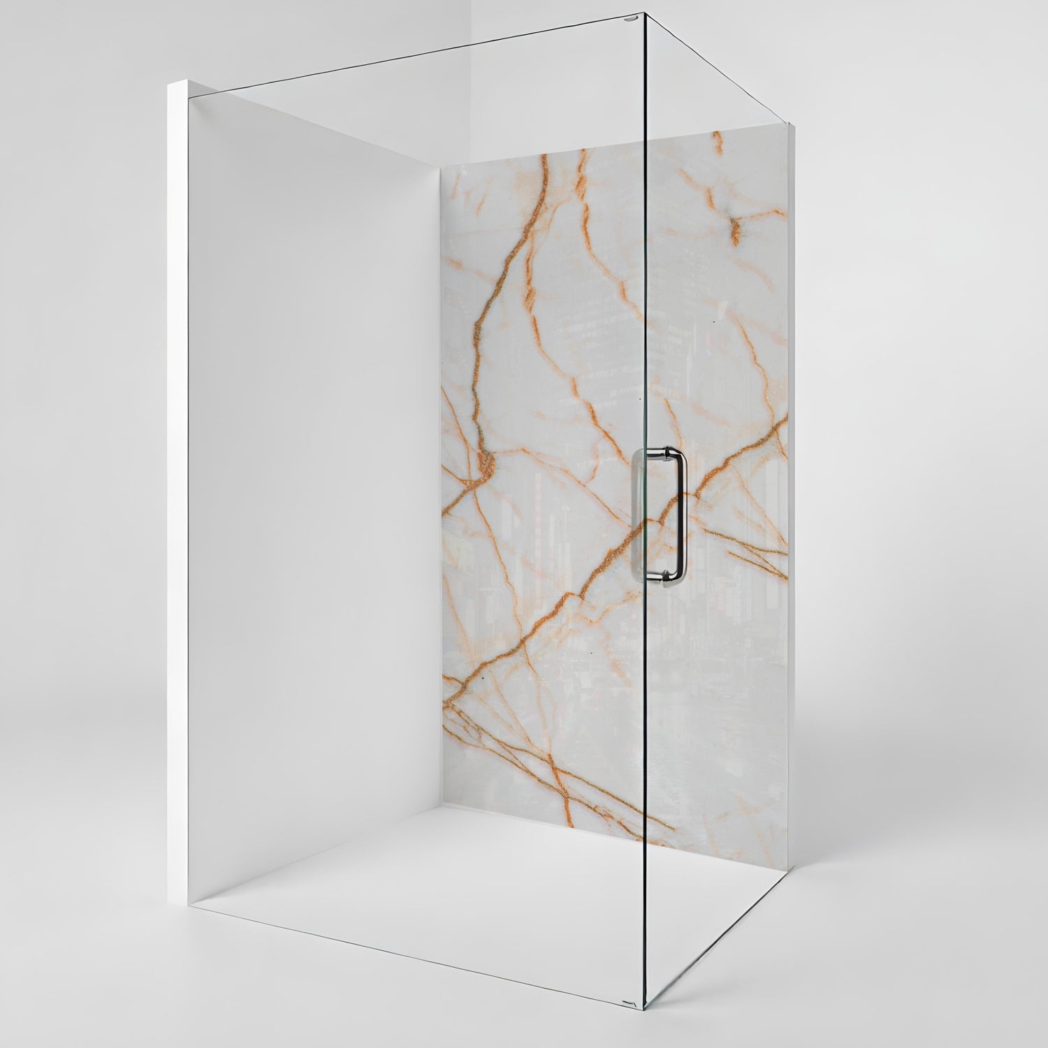 Duschrückwand Marmoroptik