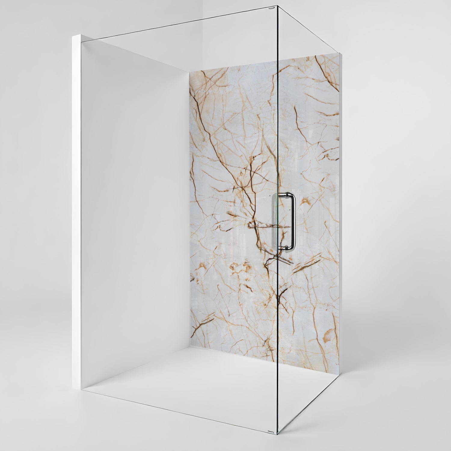 Duschrückwand Marmoroptik