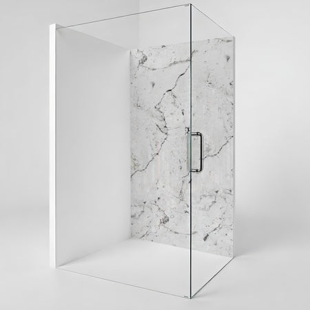 Duschrückwand Marmoroptik