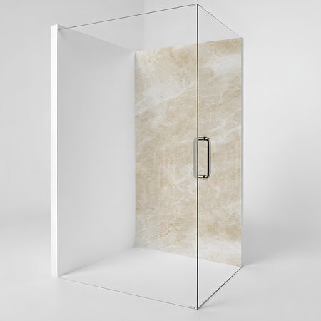 Duschrückwand Marmoroptik