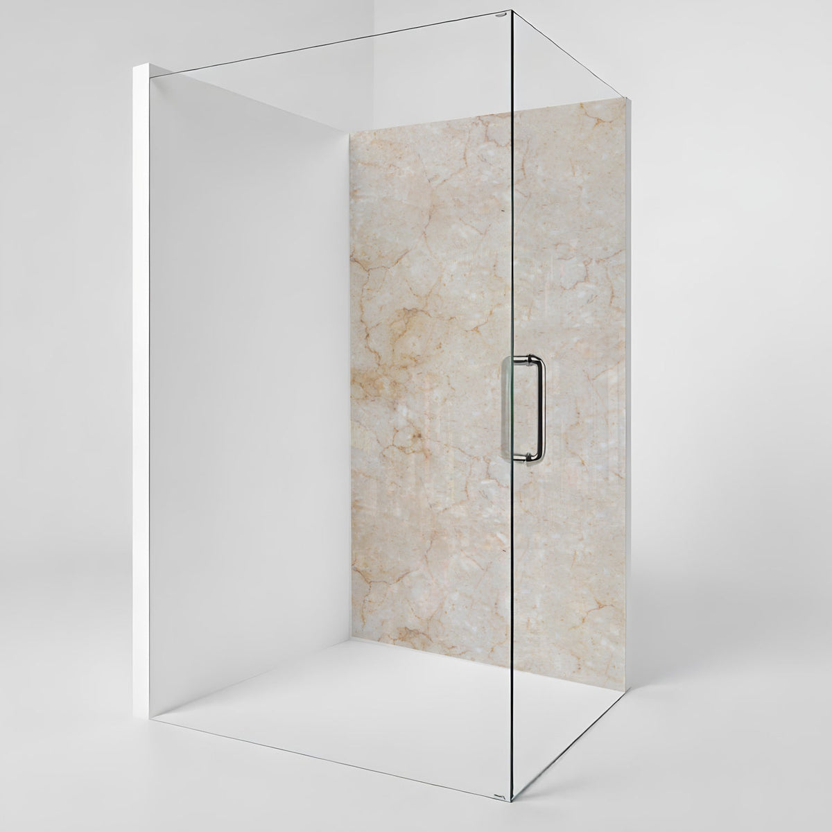 Duschrückwand Marmoroptik