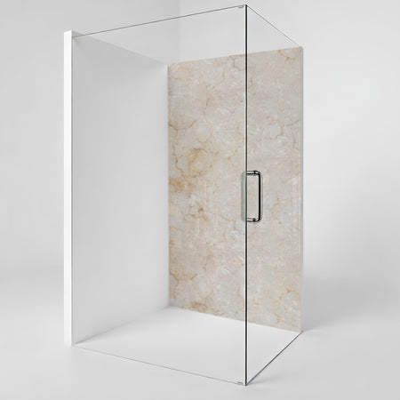 Duschrückwand Marmoroptik