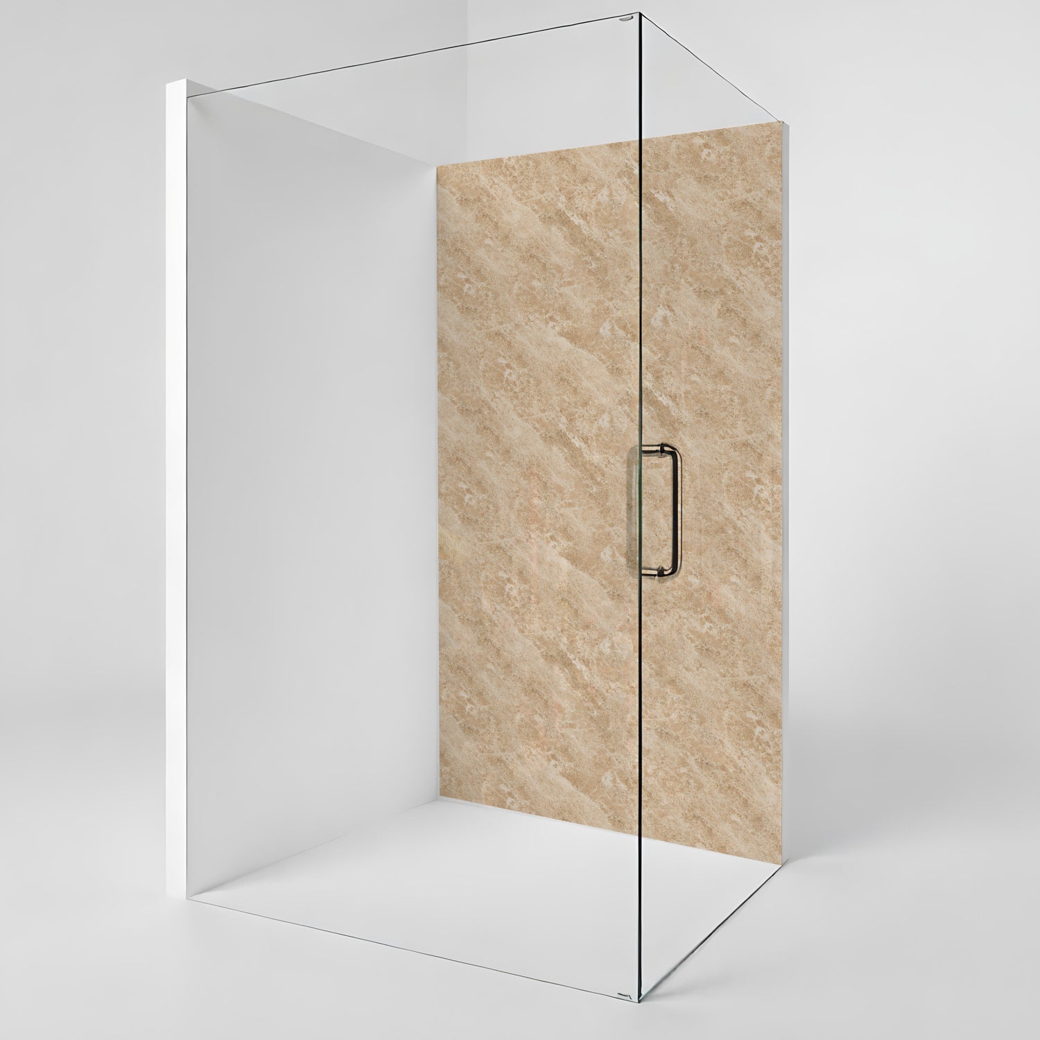 Duschrückwand Marmoroptik