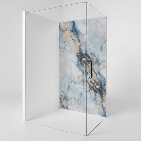 Duschrückwand Marmoroptik