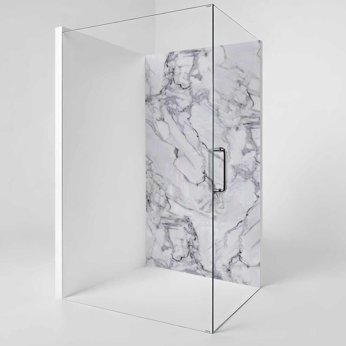 Duschrückwand Marmoroptik