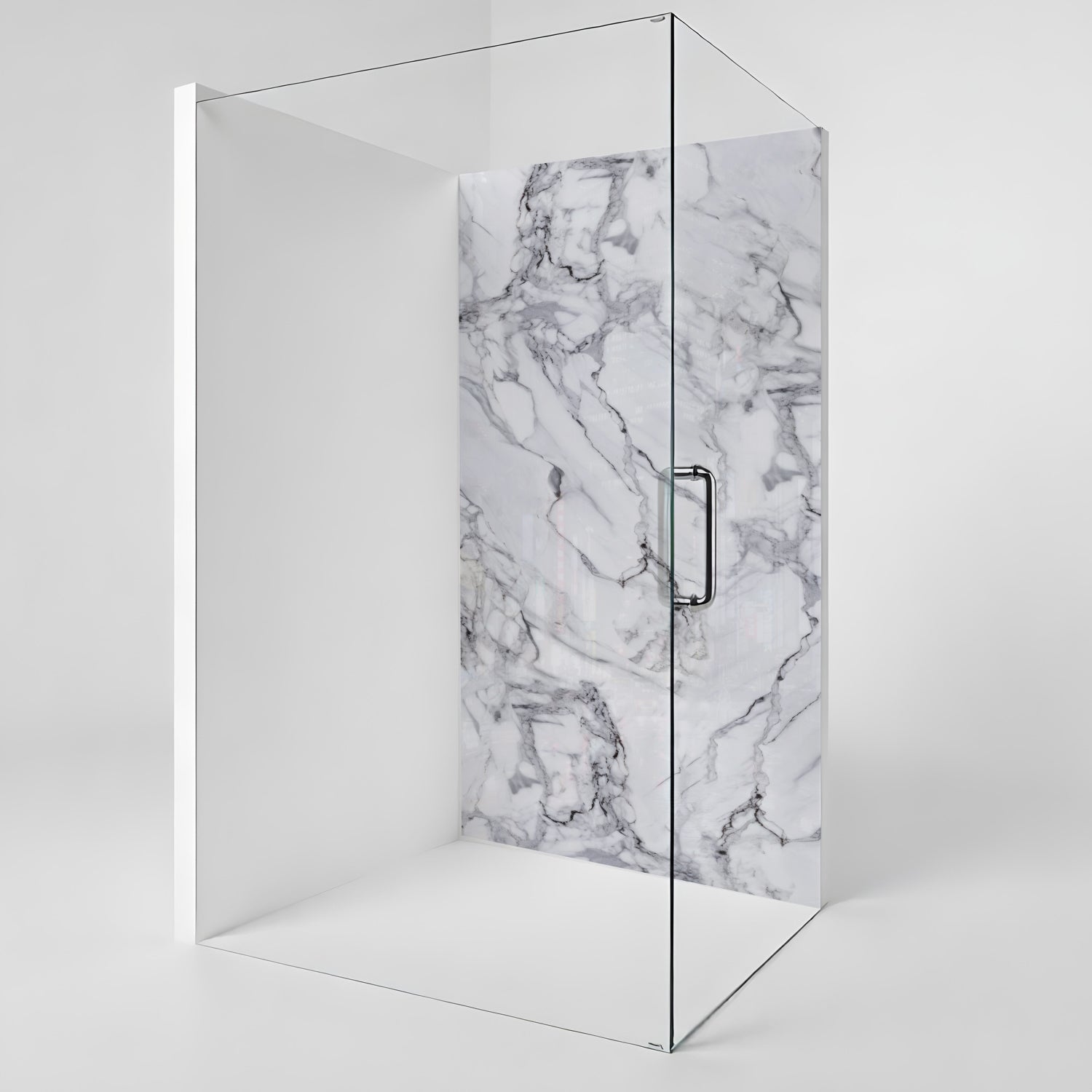 Duschrückwand Marmoroptik