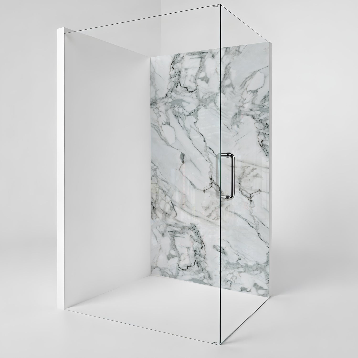 Duschrückwand Marmoroptik