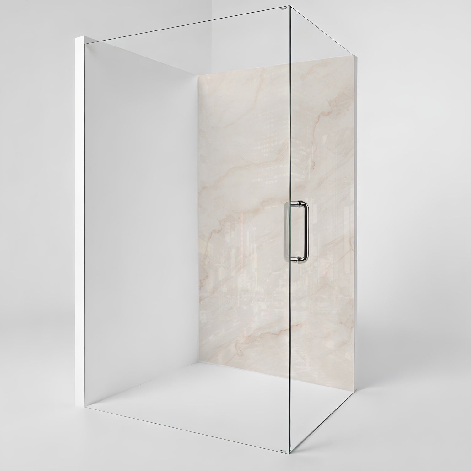 Duschrückwand Marmoroptik