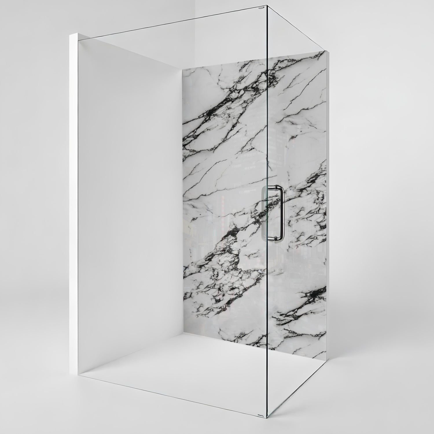 Duschrückwand Marmoroptik