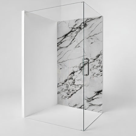 Duschrückwand Marmoroptik