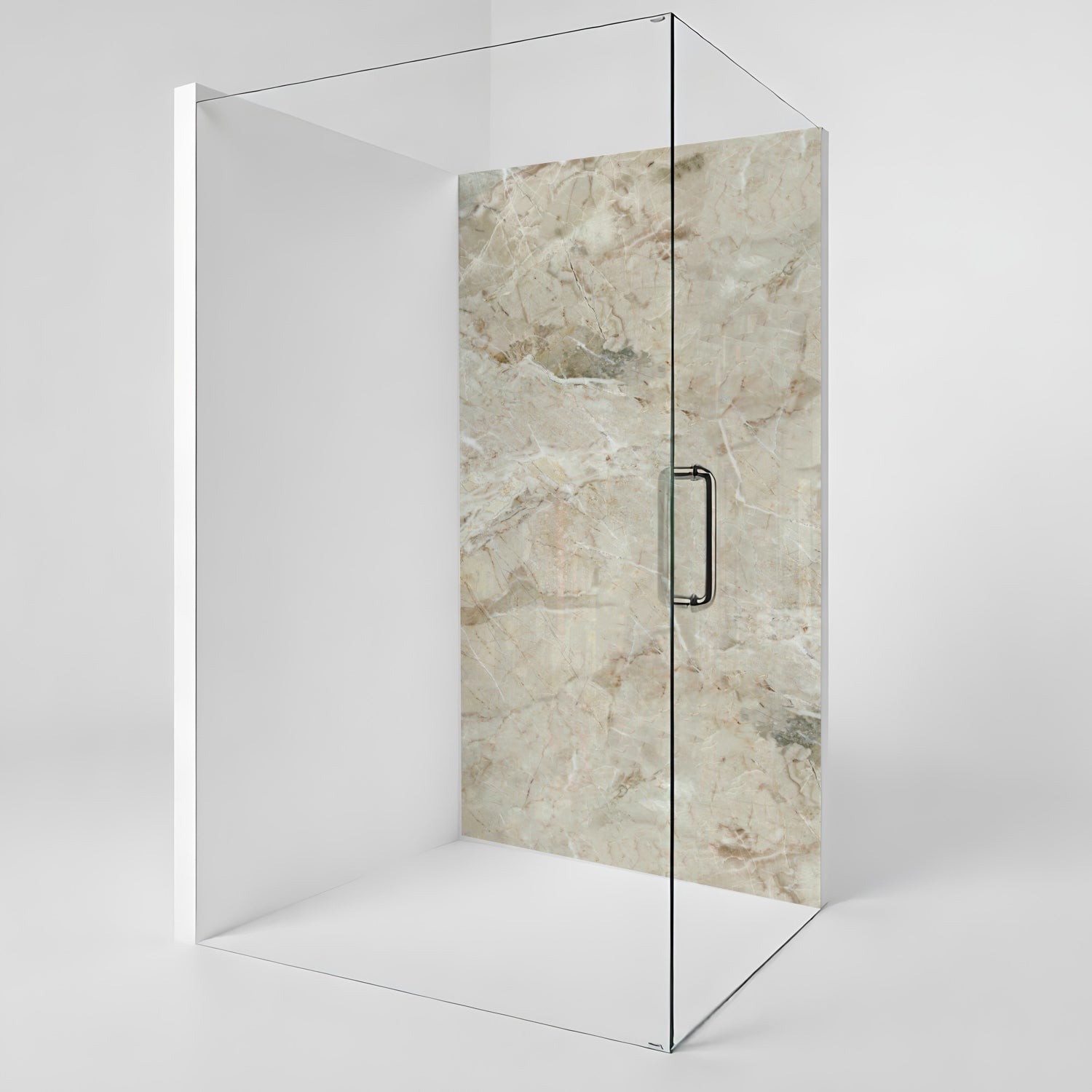 Duschrückwand Marmoroptik